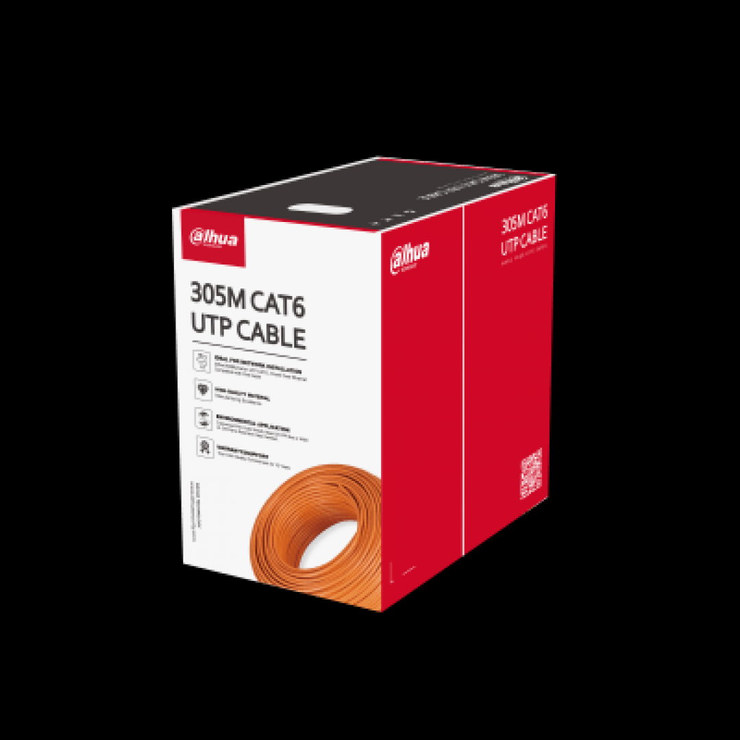 DAHUA PFM922I-6UN-C CAT6 - CCA UTP 305 Metre 23AWG - 0.57mm Network Kablosu Turuncu